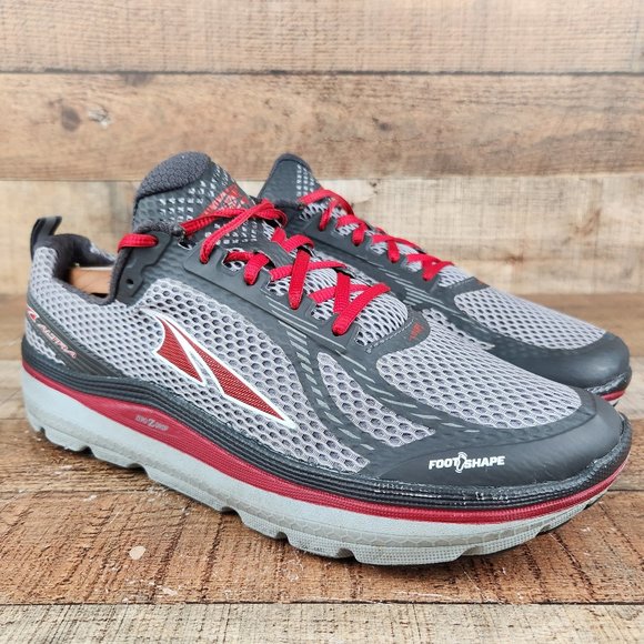 Altra Shoes Altra Paradigm 3 Men Size 25 Grayred Zero Drop Trail